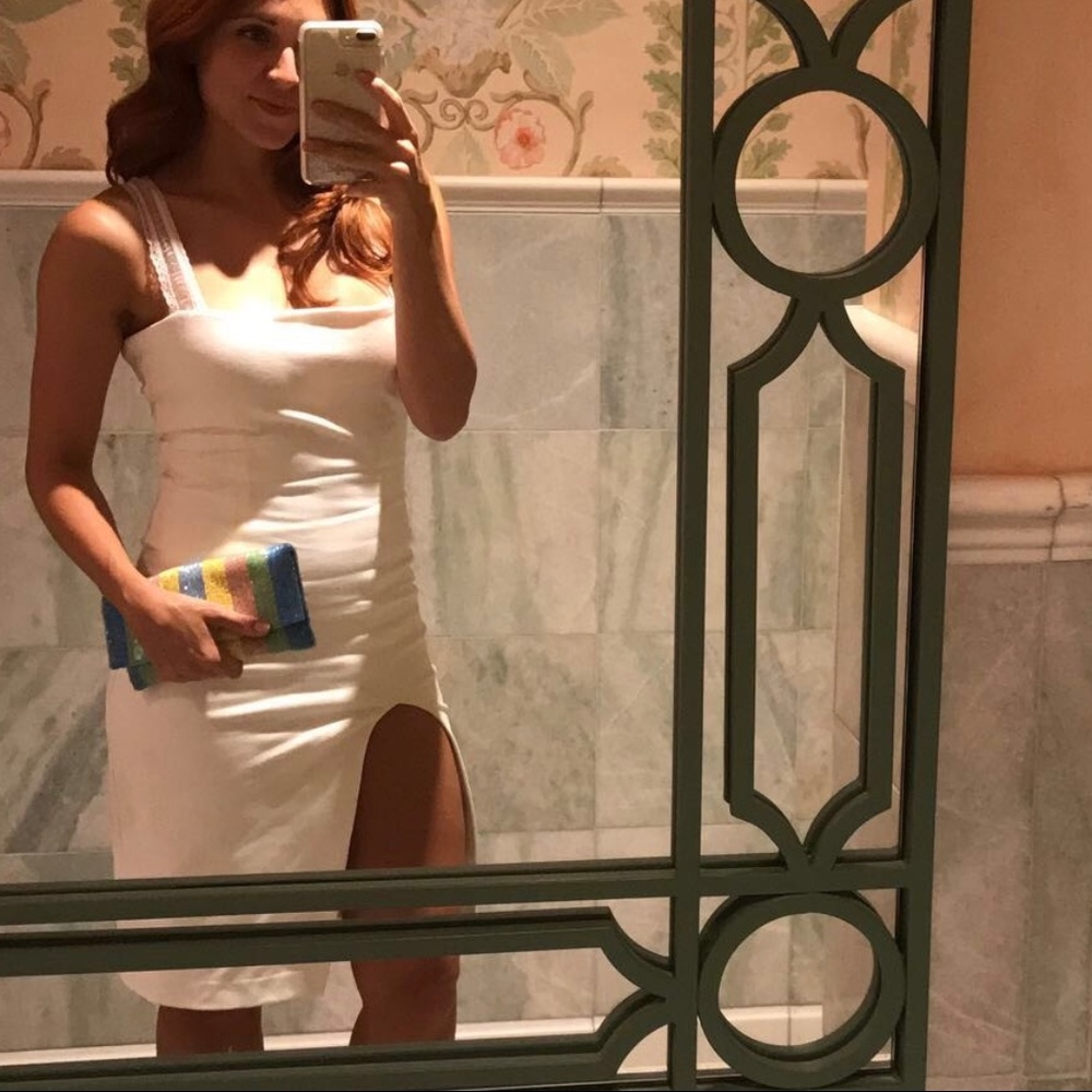 LURELLY CINDY DRESS  Size 4 Off White